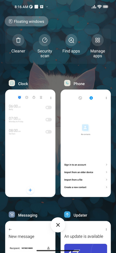white cat screenshot