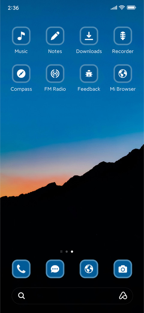 Blue Aesthetic screenshot