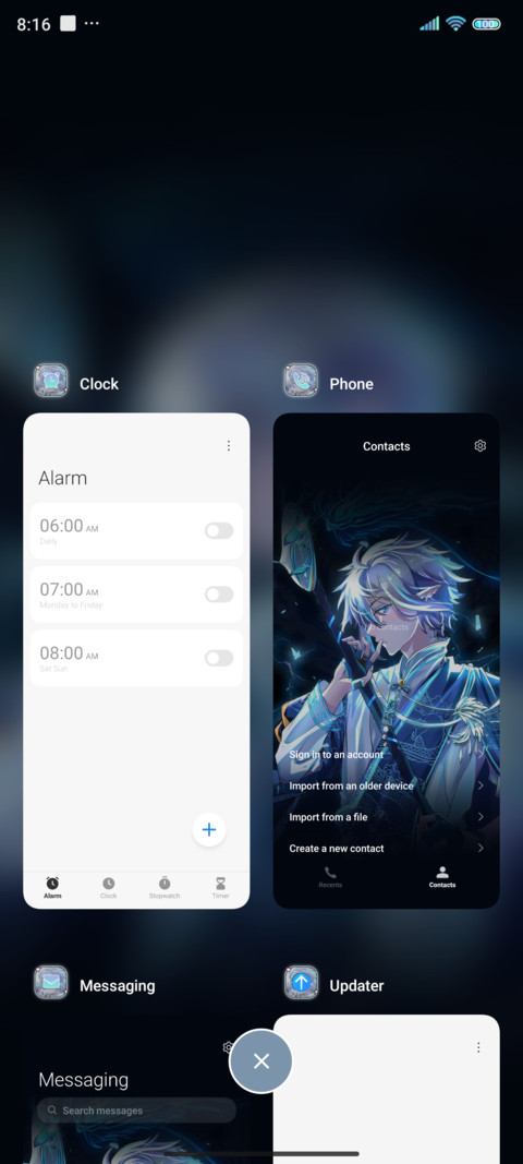 Silver-haired boy screenshot