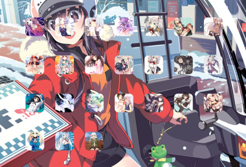二次元の萌妹第一季（24壁纸+自由桌面） screenshot