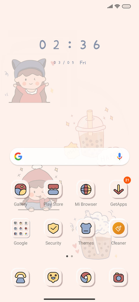 Girl Wish Widget screenshot