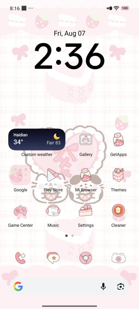 Strawberry cat screenshot