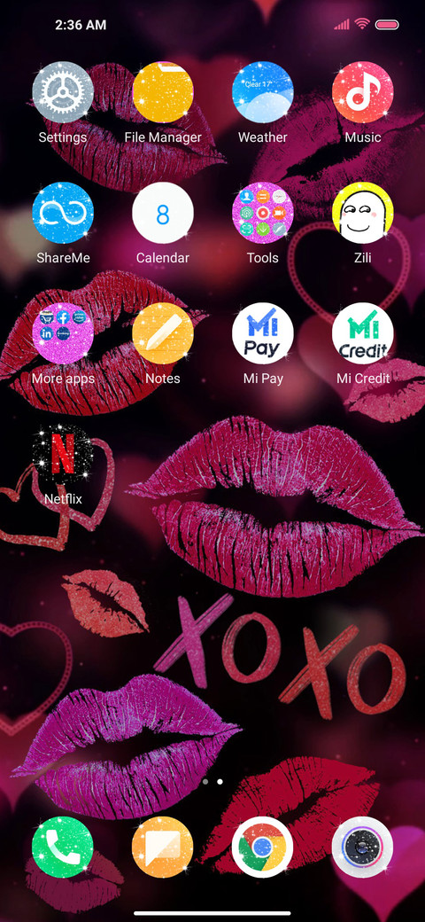 Neon lip love screenshot