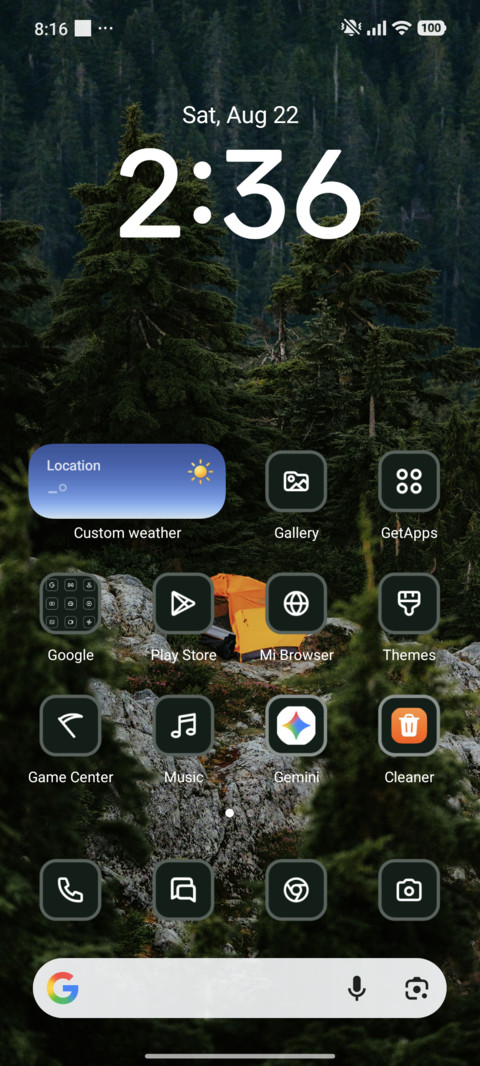 Tent screenshot