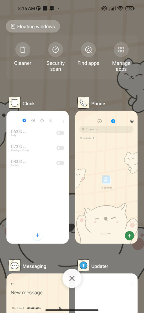 Lazy cat screenshot