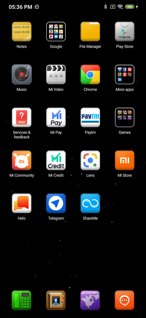 Clean screenshot