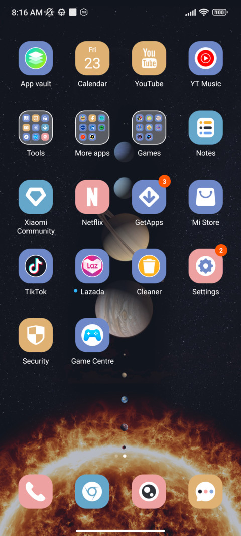 Chain of Planets screenshot