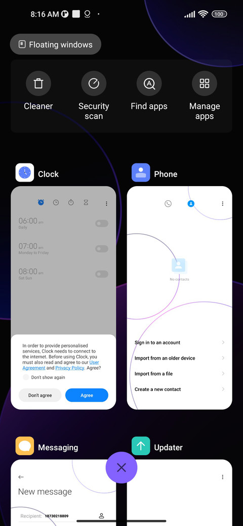 Round Purple screenshot
