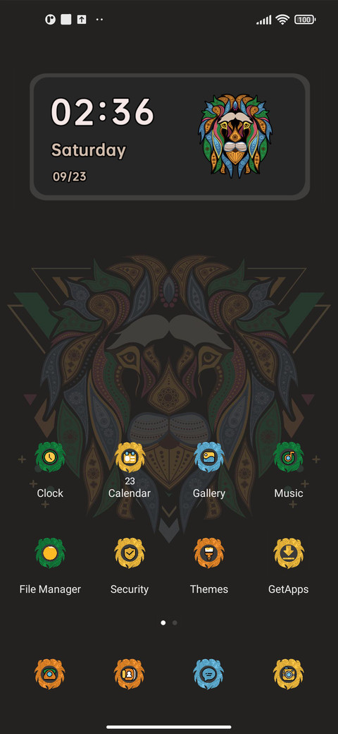 Colorful Lion screenshot