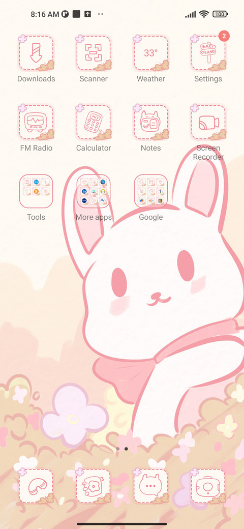 Rabbit Pink Garden screenshot