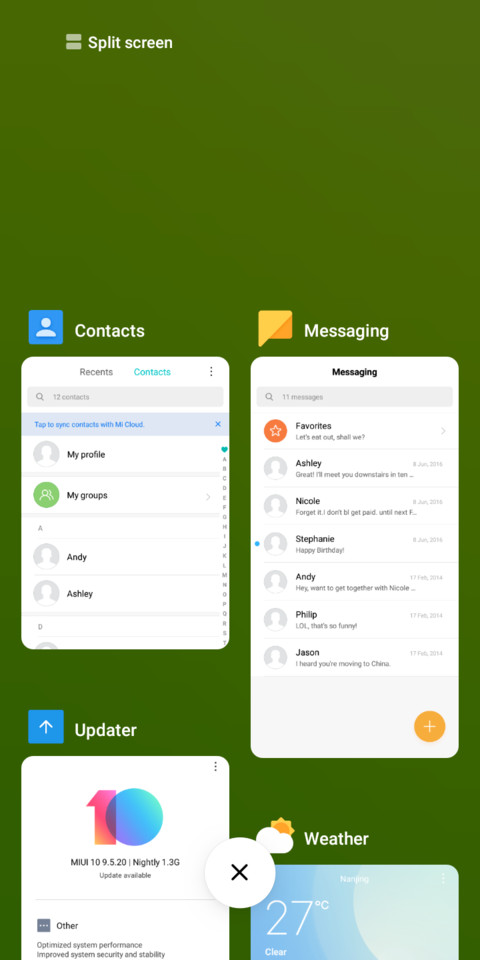 Light Green screenshot
