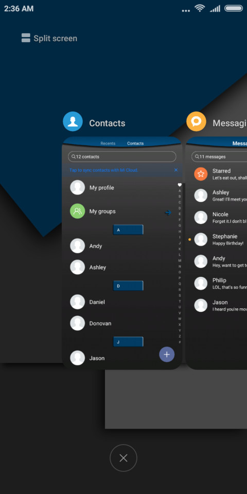 sky blue v10 screenshot