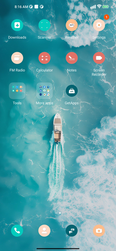 Blue screenshot