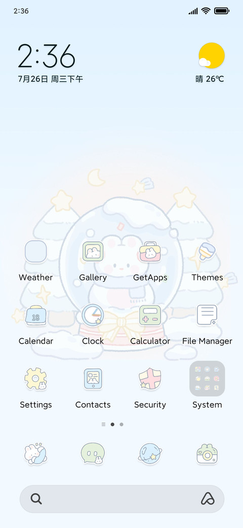winter rabbit screenshot