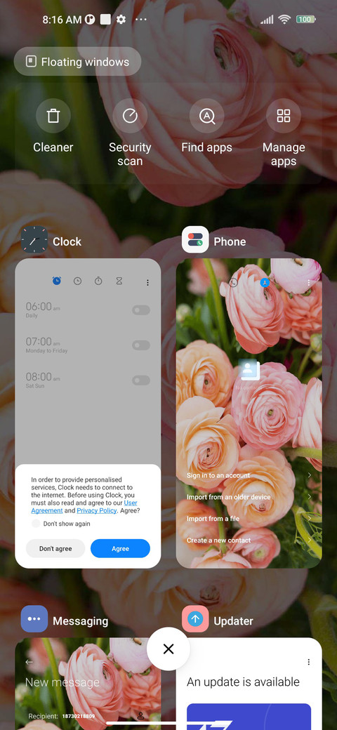 Pink rose screenshot