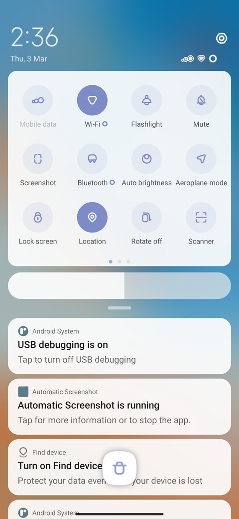Blue OS screenshot
