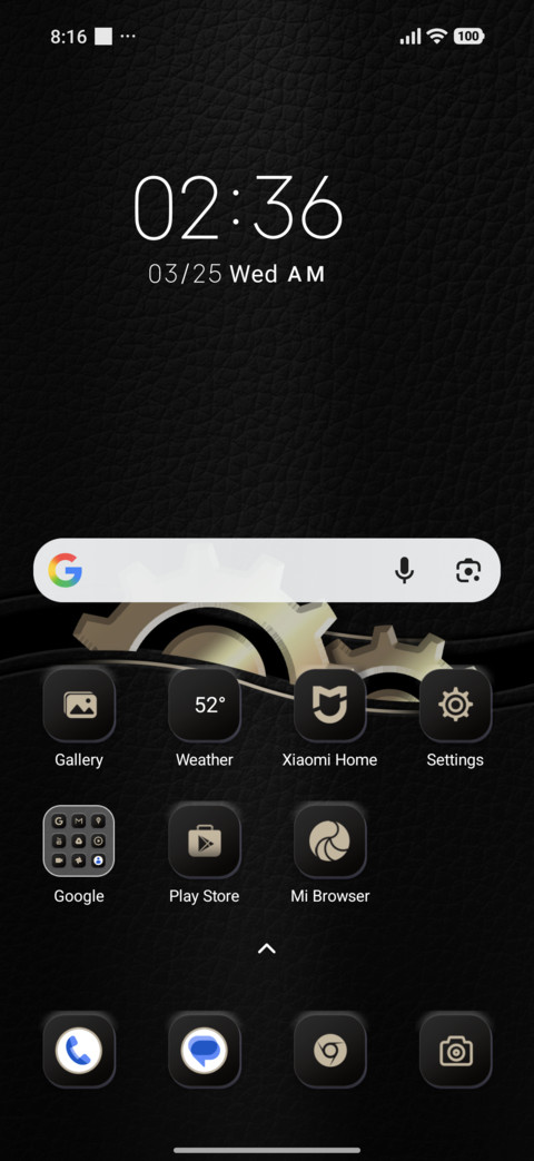 Leather Gold Edge screenshot
