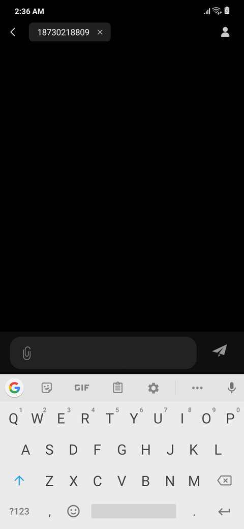 One UI gelap screenshot