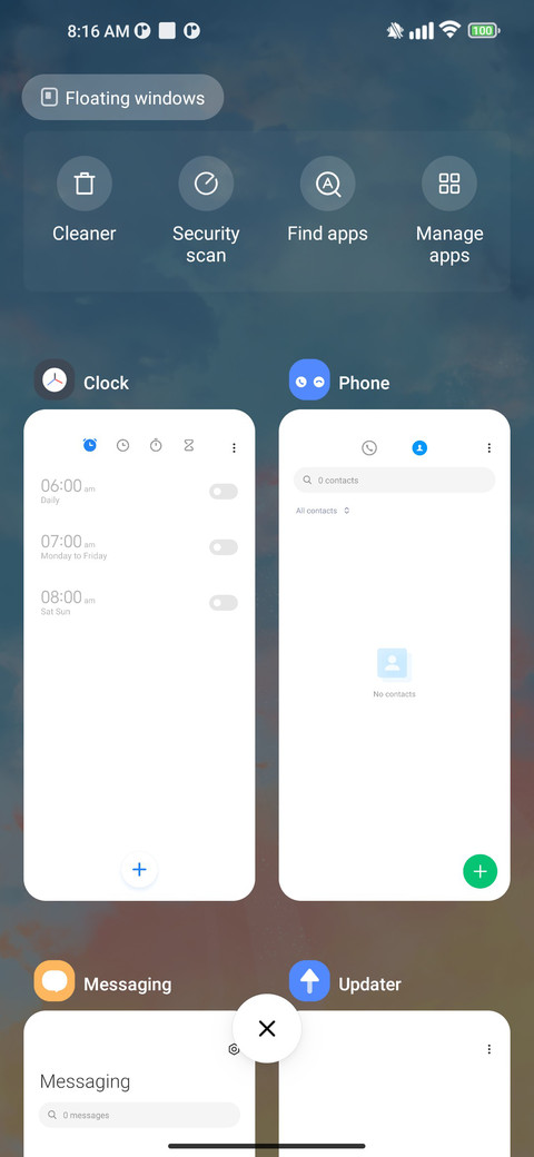 Color widget screenshot