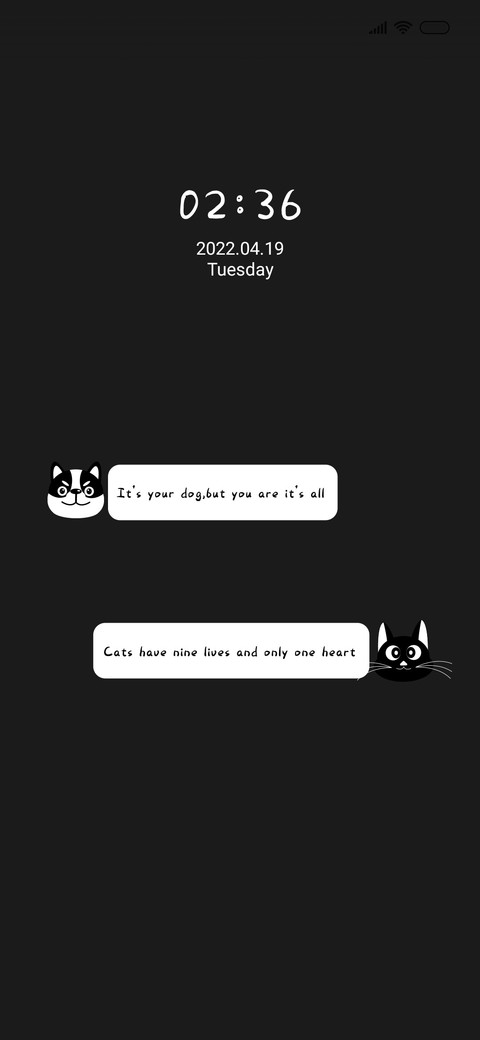 cat and dog diary screenshot