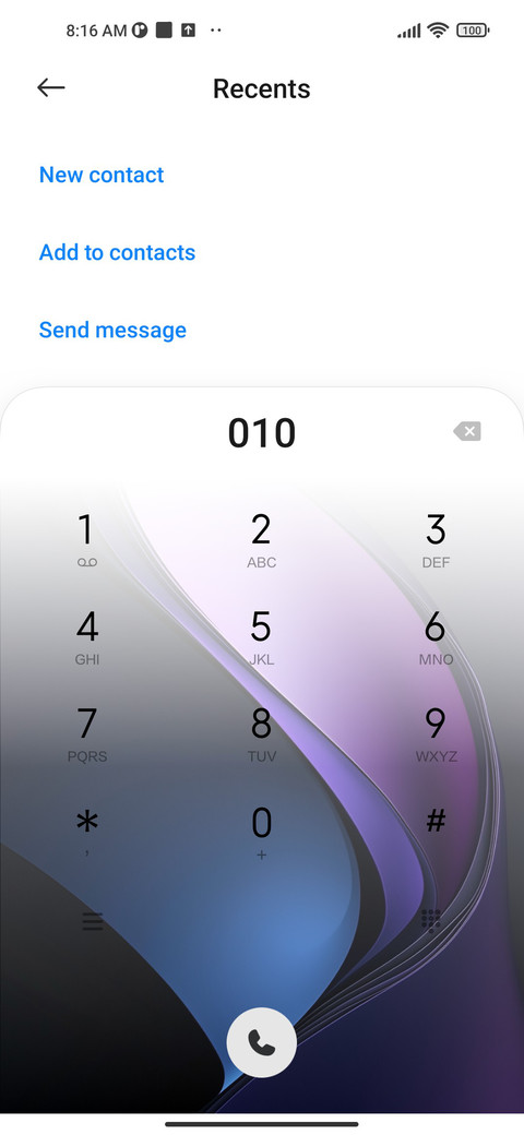 Abstract purple screenshot