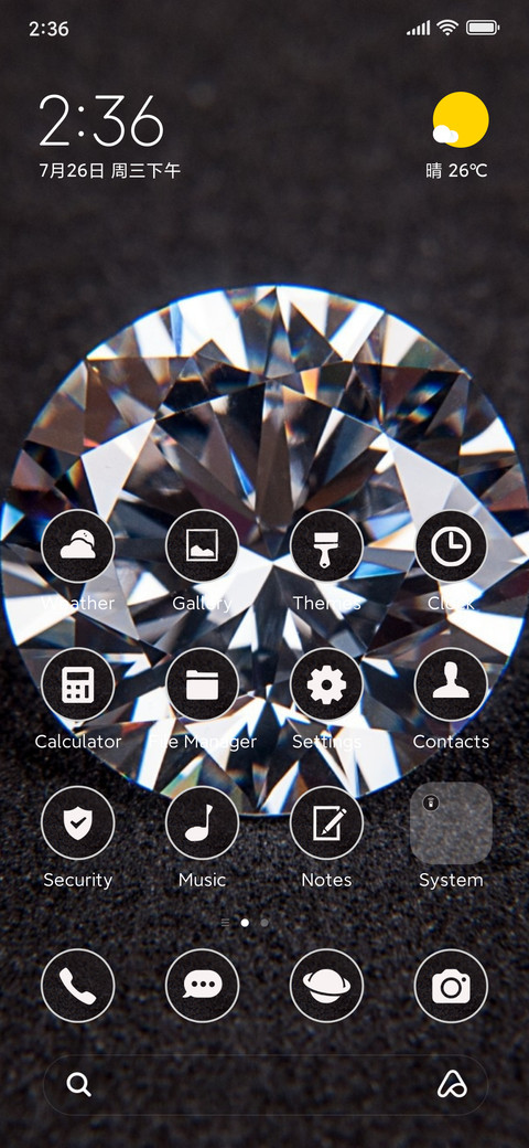 crystal diamond screenshot