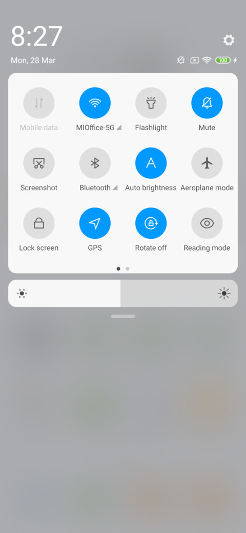 Thin UI White Light screenshot