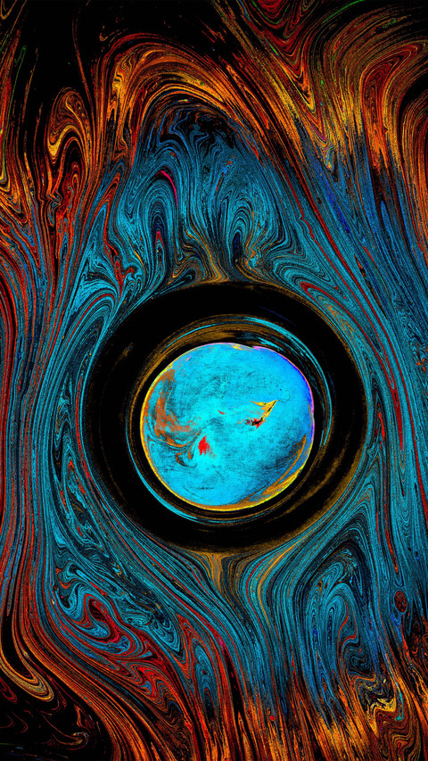 Red and blue interwoven screenshot