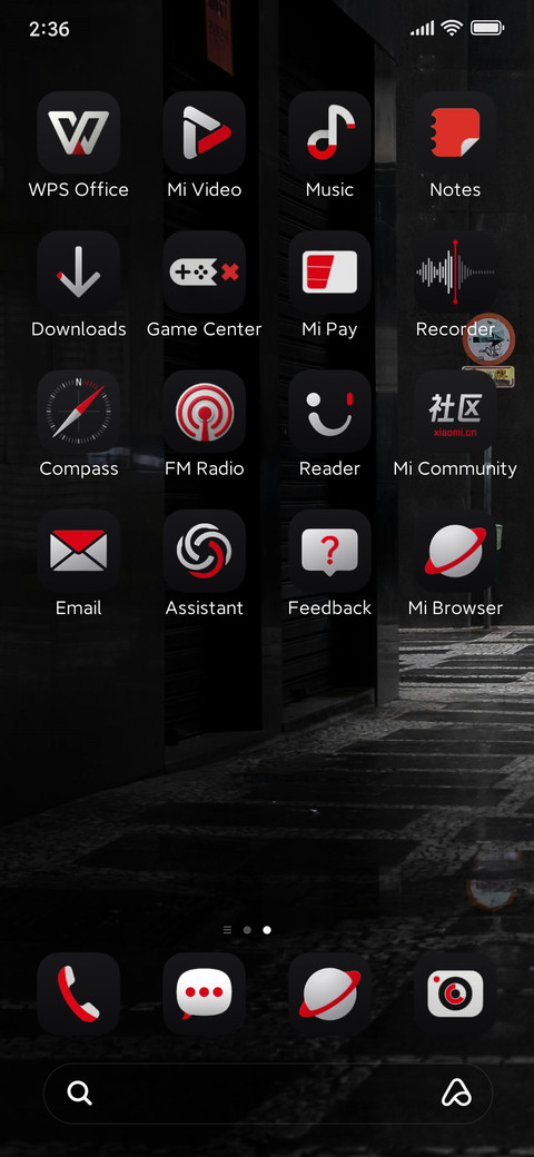 One RedV screenshot