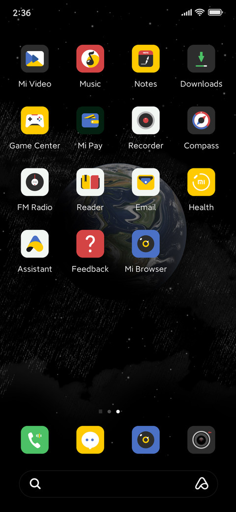 Earth's light screenshot