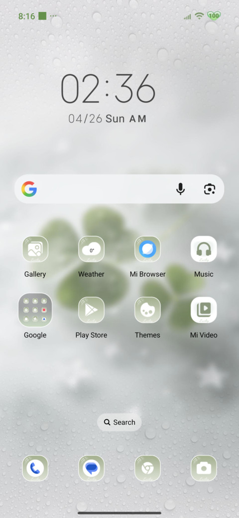 Custom Lucky rain screenshot