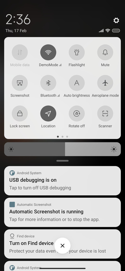 Minimal Black screenshot