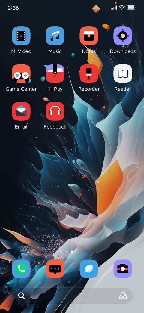 Blooming flower screenshot