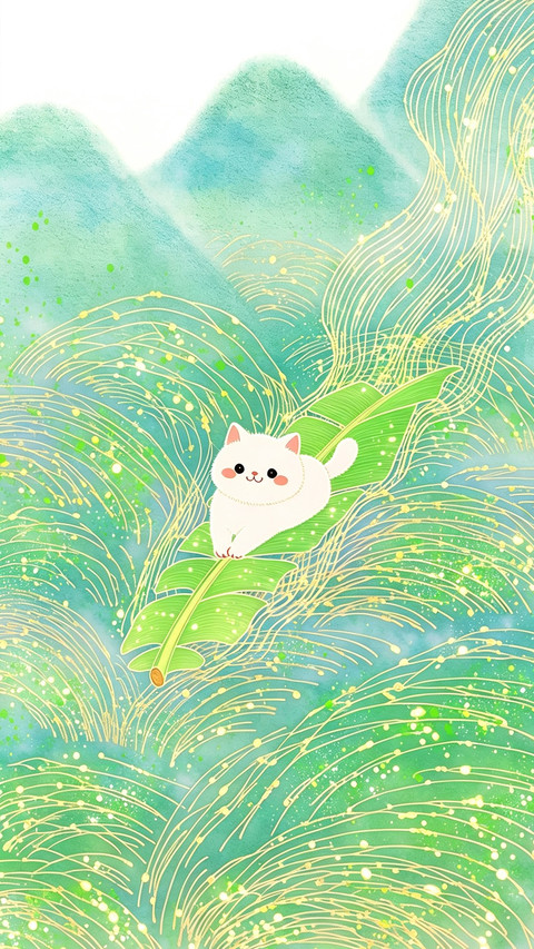 可爱的精灵猫咪-锐景创意 screenshot
