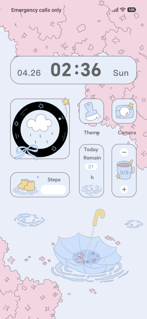 Pink Sakura Rain screenshot