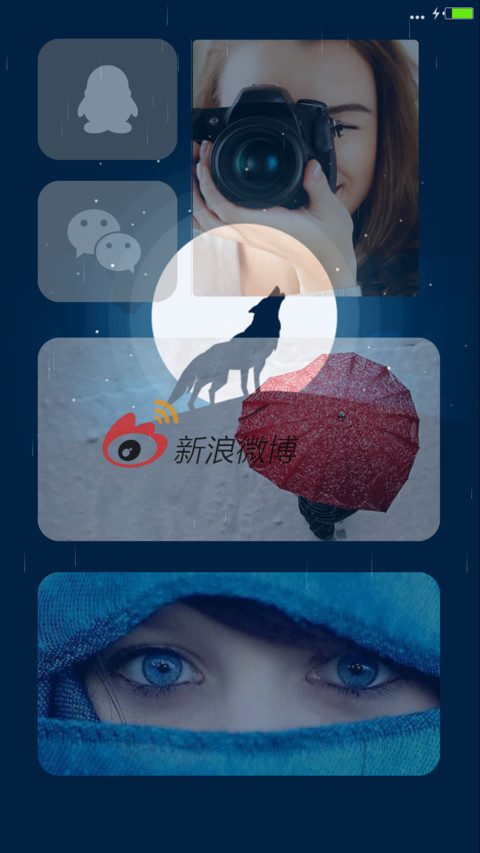 孤狼，自设头像,文字,流星特效】 screenshot