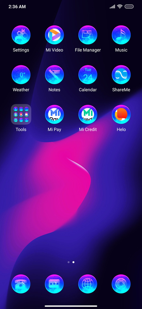 Purple Design screenshot