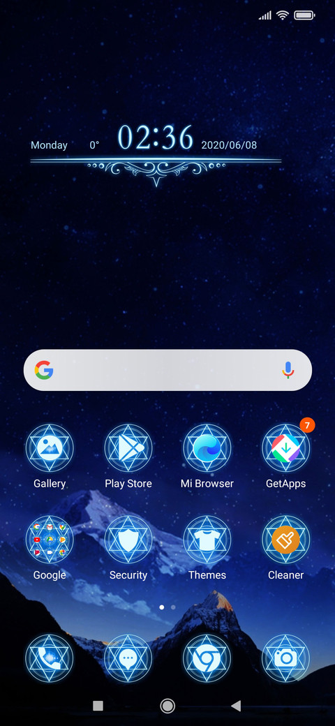 Magic array screenshot