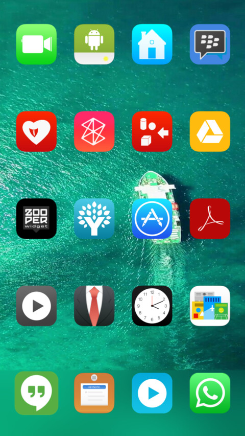 xiOS10 White screenshot