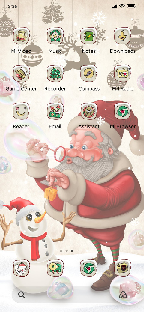 Bubble Christmas screenshot