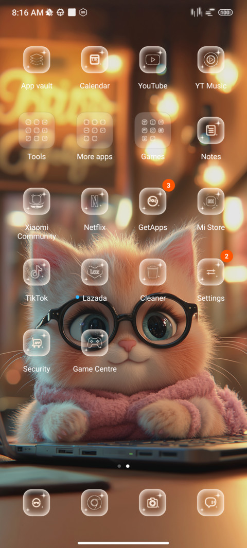 Glasses Kitten screenshot