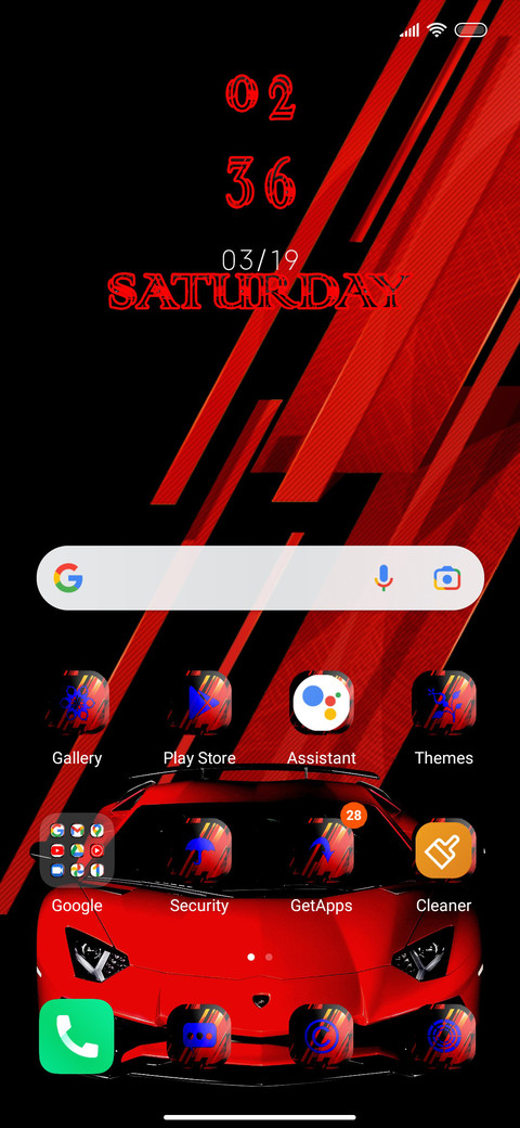 Red Black Car screenshot