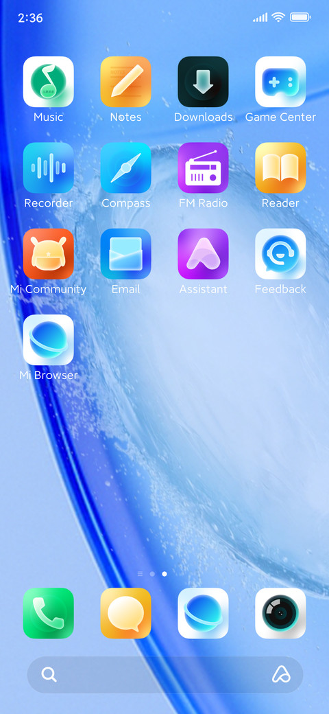 Elegant screenshot