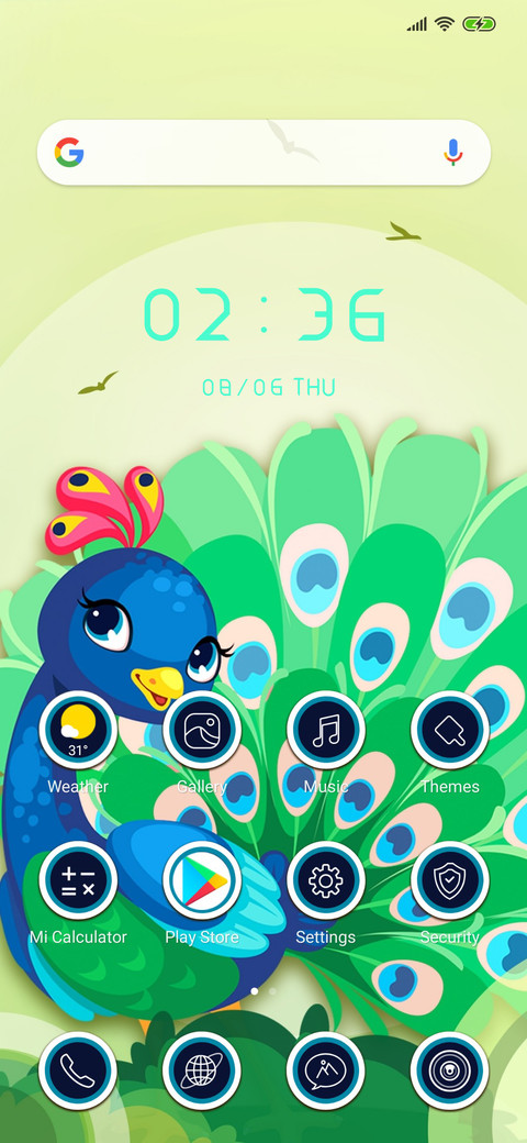 Peacock-Dance_3MDS screenshot