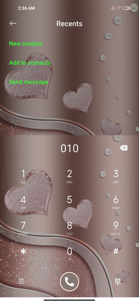 Pink metal curve screenshot