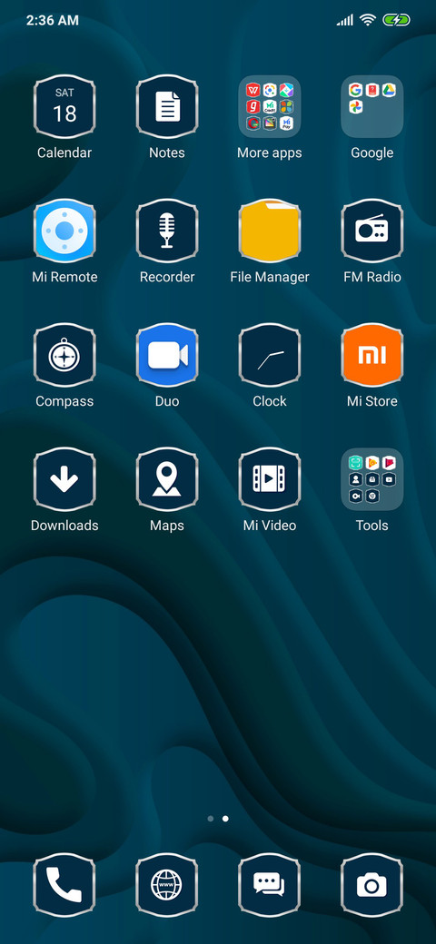 Abstract Art Blue - 3MDP screenshot