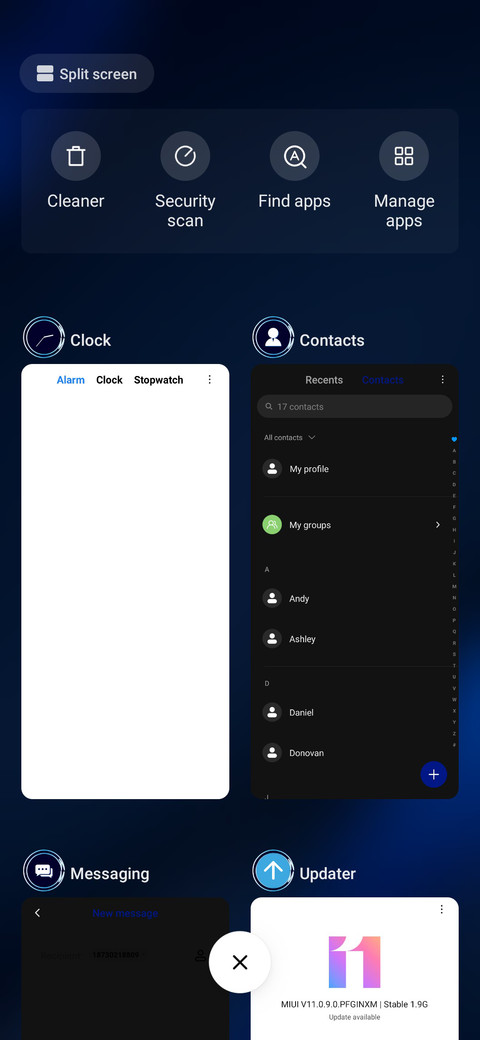 Blue Abstract _3MDS screenshot