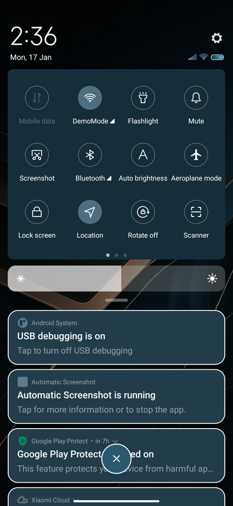 Business blue screenshot