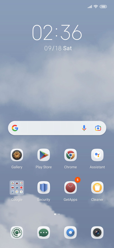 Weather diary screenshot