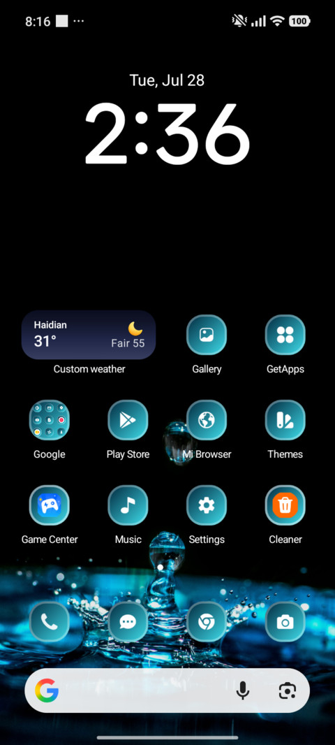 Blue Water screenshot